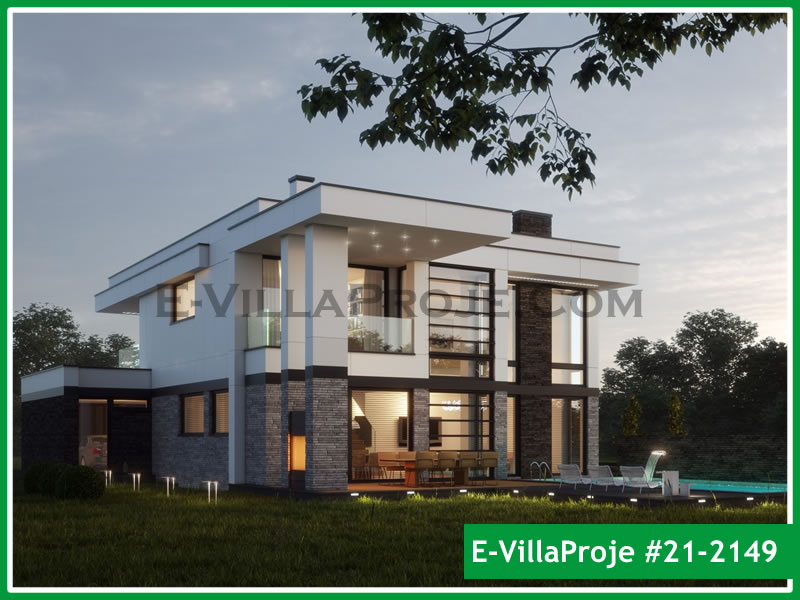 CPV-21-2149 • 298 m² 5+1 Dubleks Çelik Prefabrik Villa