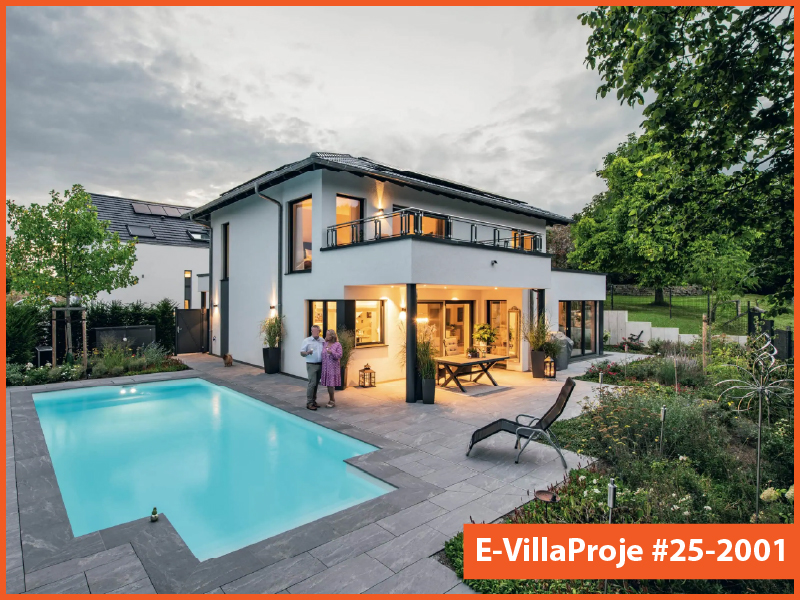 CPV-25-2001 • 298 m² 5+1 Dubleks Çelik Prefabrik Villa