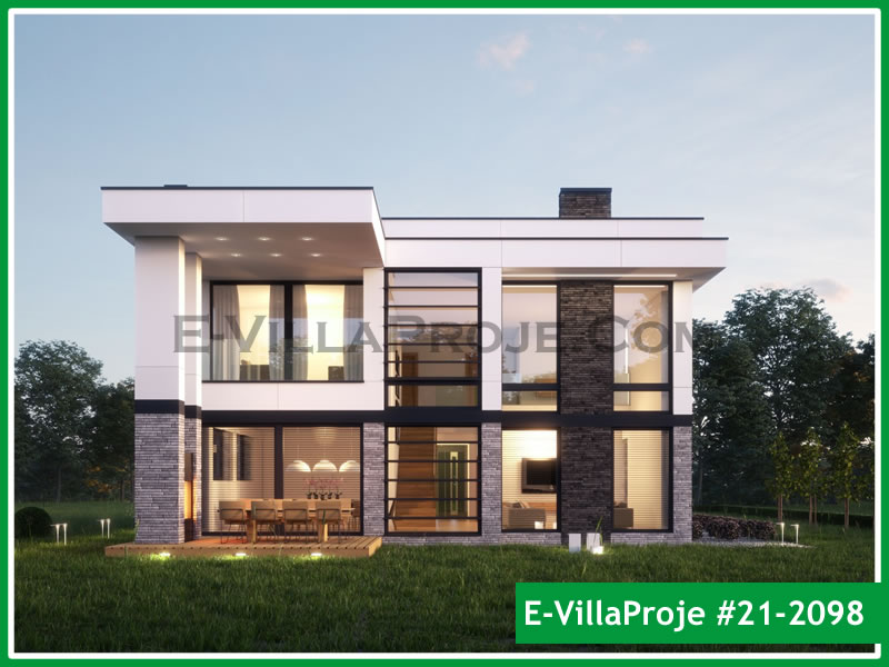 CPV-21-2098 • 299 m² 5+1 Dubleks Çelik Prefabrik Villa