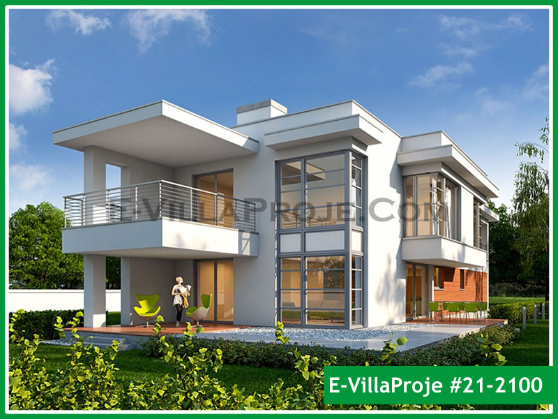 CPV-21-2100 • 304 m² 5+1 Dubleks Çelik Prefabrik Villa