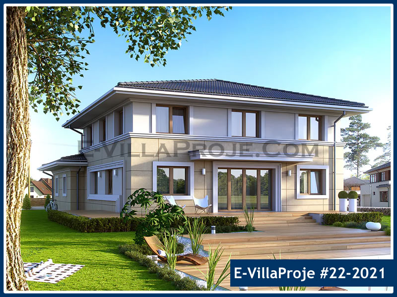 CPV-22-2021 • 310 m² 5+1 Dubleks Çelik Prefabrik Villa