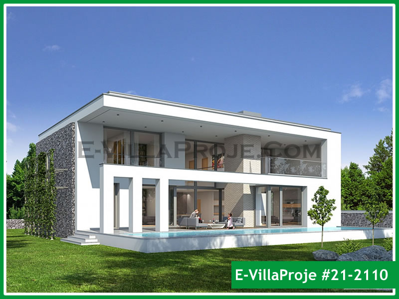 CPV-21-2110 • 310 m² 5+1 Dubleks Çelik Prefabrik Villa