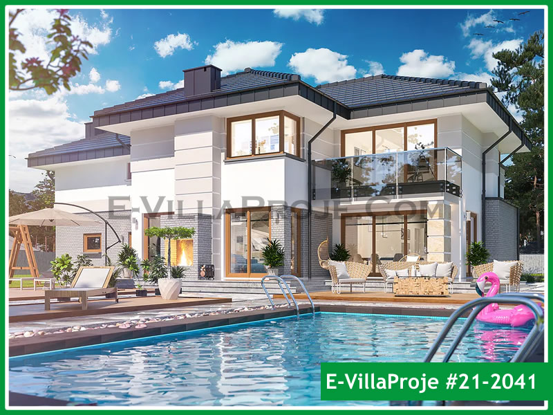 CPV-21-2041 • 314 m² 5+1 Dubleks Çelik Prefabrik Villa