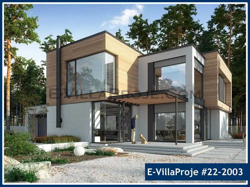 CPV-22-2003 • 318 m² 5+1 Dubleks Çelik Prefabrik Villa