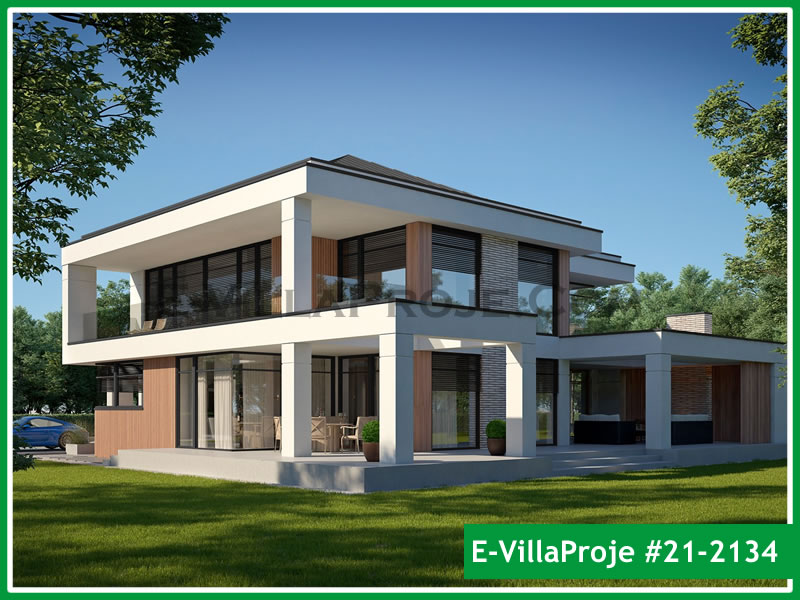 CPV-21-2134 • 322 m² 5+1 Dubleks Çelik Prefabrik Villa