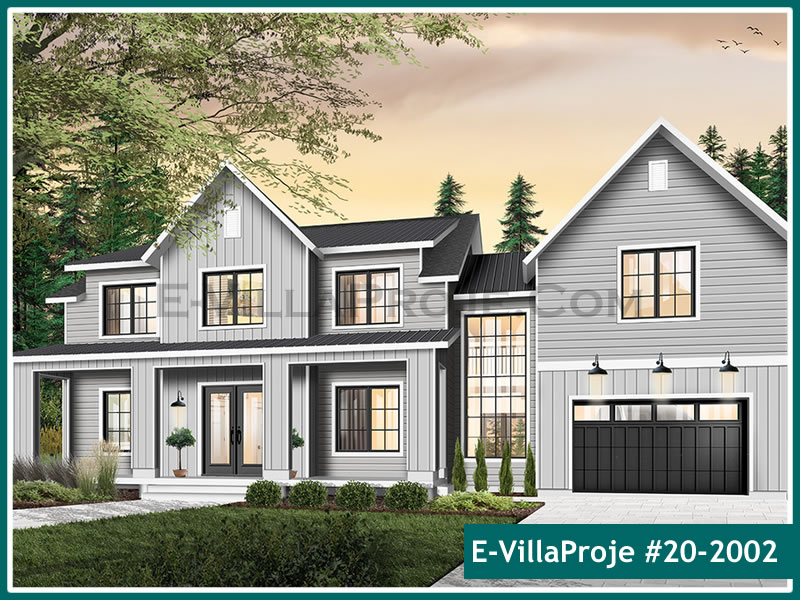CPV-20-2002 • 340 m² 5+1 Dubleks Çelik Prefabrik Villa