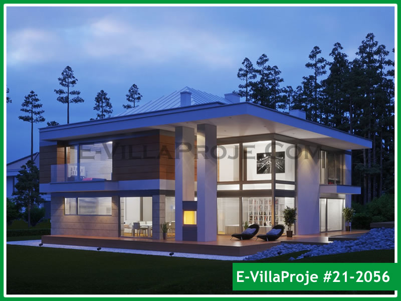 CPV-21-2056 • 348 m² 5+1 Dubleks Çelik Prefabrik Villa