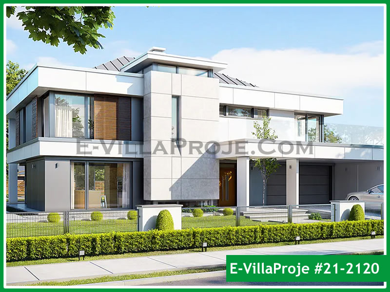 CPV-21-2120 • 355 m² 5+1 Dubleks Çelik Prefabrik Villa
