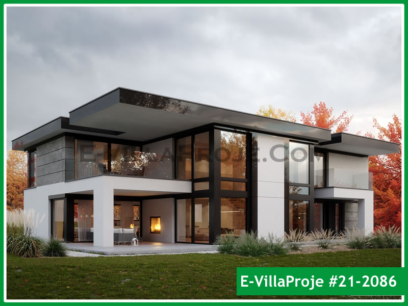 CPV-21-2086 • 367 m² 5+1 Dubleks Çelik Prefabrik Villa