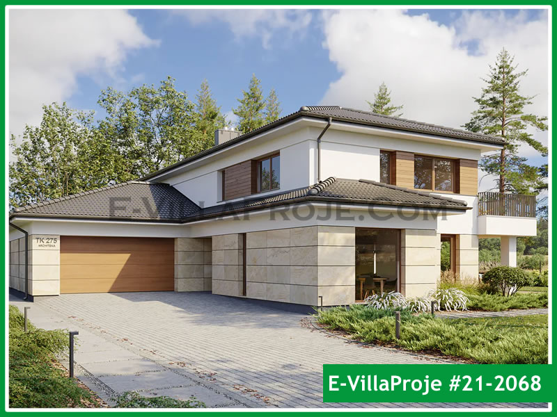 CPV-21-2068 • 382 m² 5+1 Dubleks Çelik Prefabrik Villa