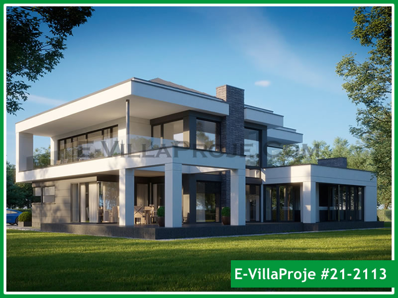 CPV-21-2113 • 385 m² 5+1 Dubleks Çelik Prefabrik Villa