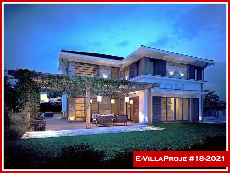 CPV-18-2021 • 391 m² 5+1 Dubleks Çelik Prefabrik Villa