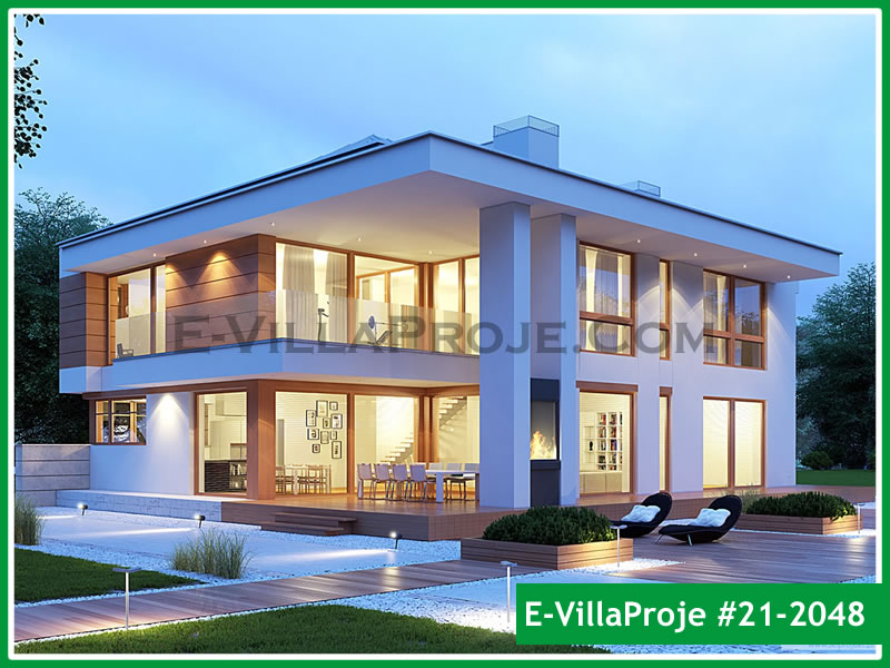 CPV-21-2048 • 391 m² 5+1 Dubleks Çelik Prefabrik Villa