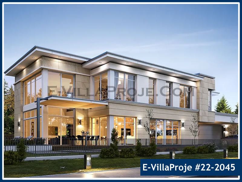 CPV-22-2045 • 401 m² 5+1 Dubleks Çelik Prefabrik Villa