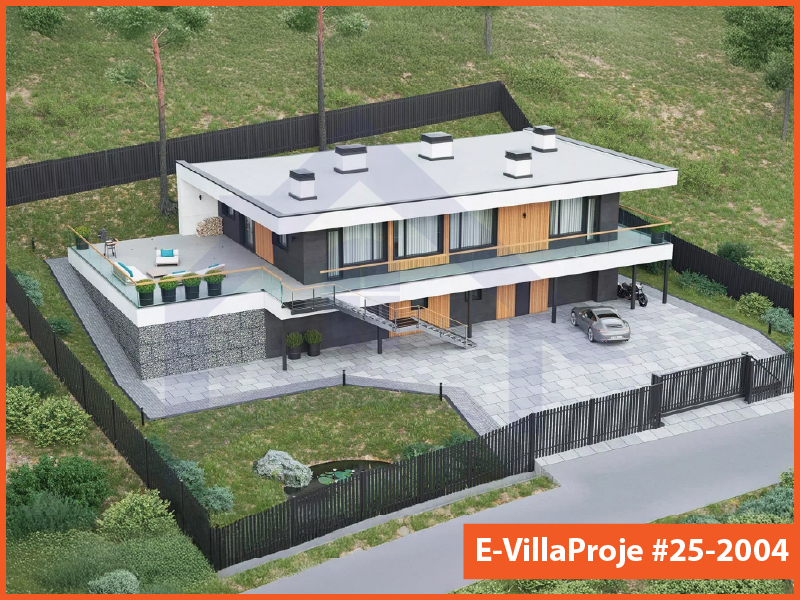 CPV-25-2004 • 406 m² 5+1 Dubleks Çelik Prefabrik Villa