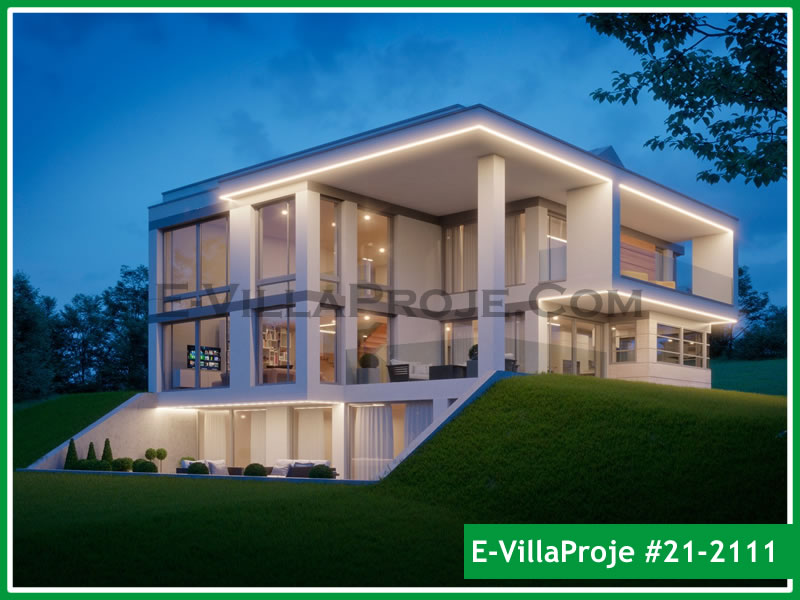 CPV-21-2111 • 429 m² 5+1 Dubleks Çelik Prefabrik Villa