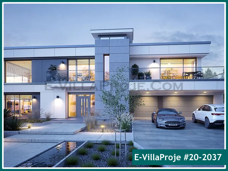 CPV-20-2037 • 440 m² 5+1 Dubleks Çelik Prefabrik Villa
