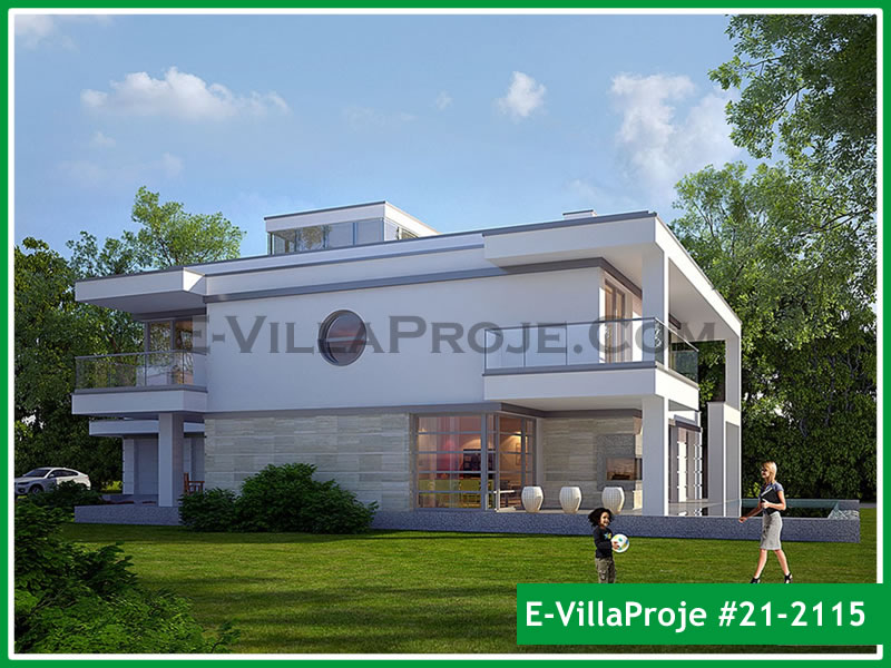 CPV-21-2115 • 473 m² 5+1 Dubleks Çelik Prefabrik Villa