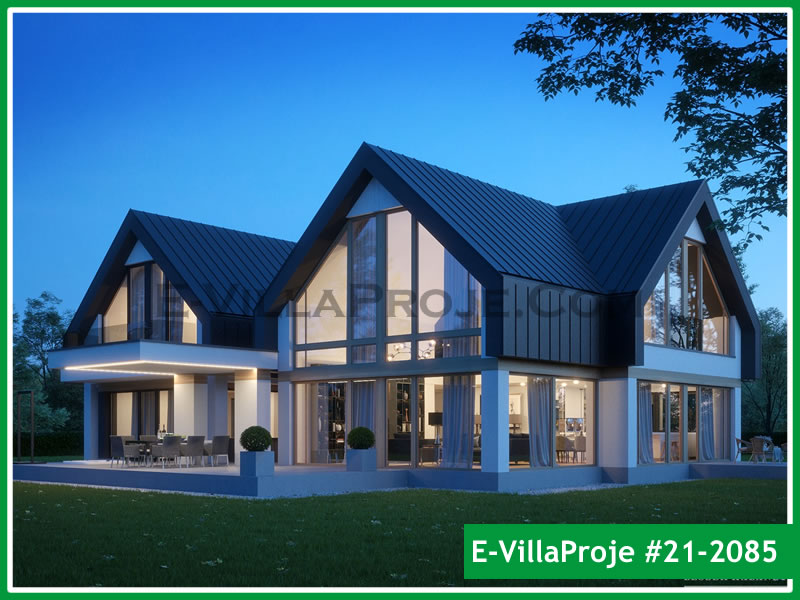CPV-21-2085 • 473 m² 5+1 Dubleks Çelik Prefabrik Villa