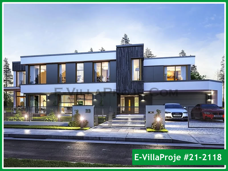 CPV-21-2118 • 480 m² 5+1 Dubleks Çelik Prefabrik Villa