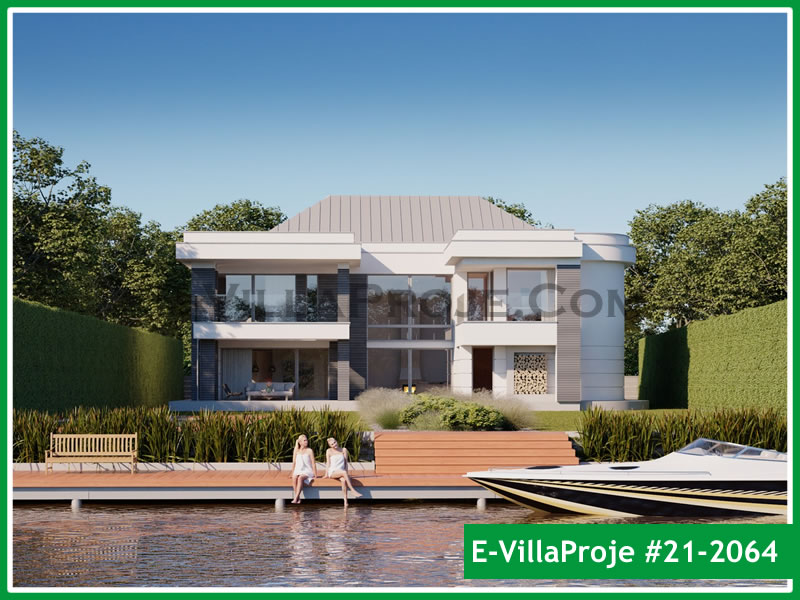 CPV-21-2064 • 526 m² 5+1 Dubleks Çelik Prefabrik Villa