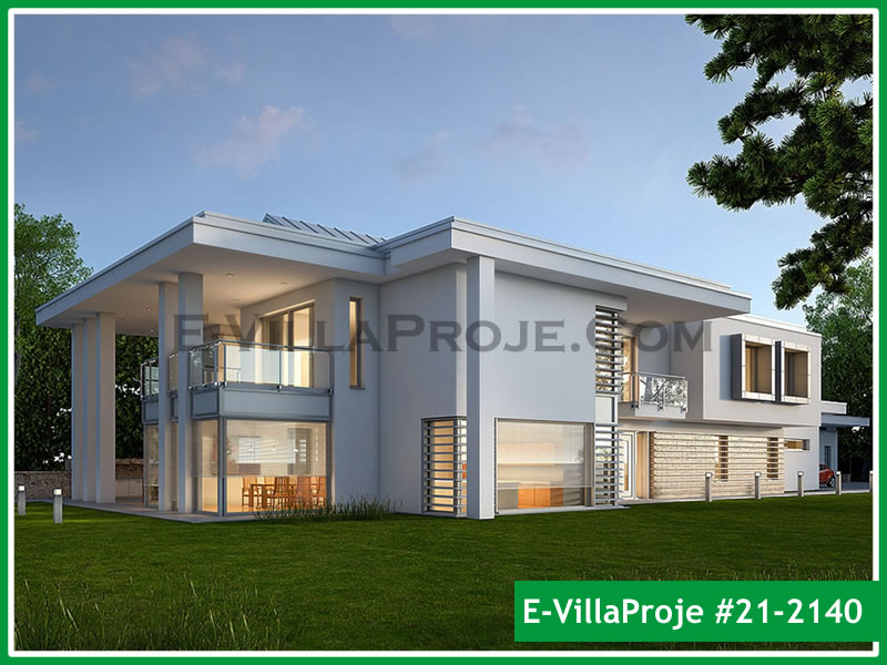 CPV-21-2140 • 632 m² 5+1 Dubleks Çelik Prefabrik Villa