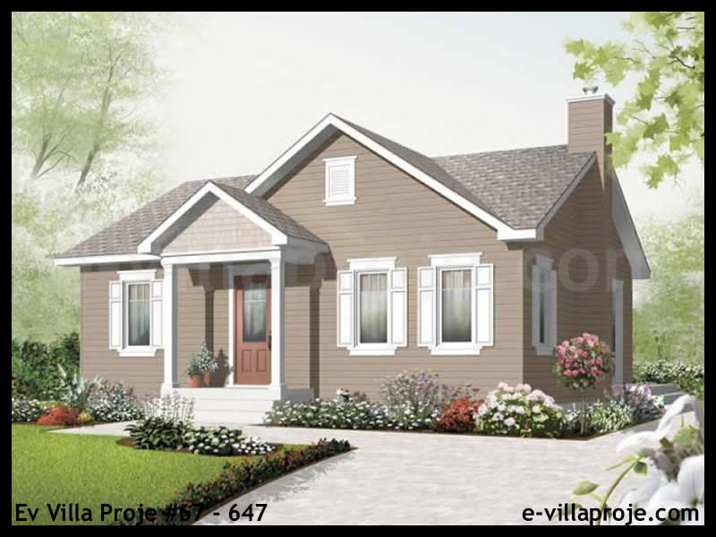 CPV-67-647 • 81 m² 2+1 Tek Katlı Çelik Prefabrik Villa