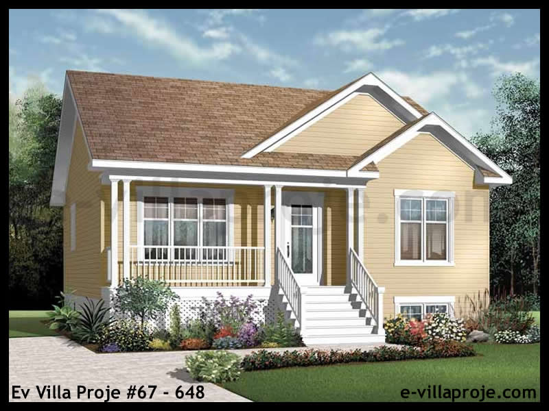 CPV-67-648 • 82 m² 2+1 Tek Katlı Çelik Prefabrik Villa