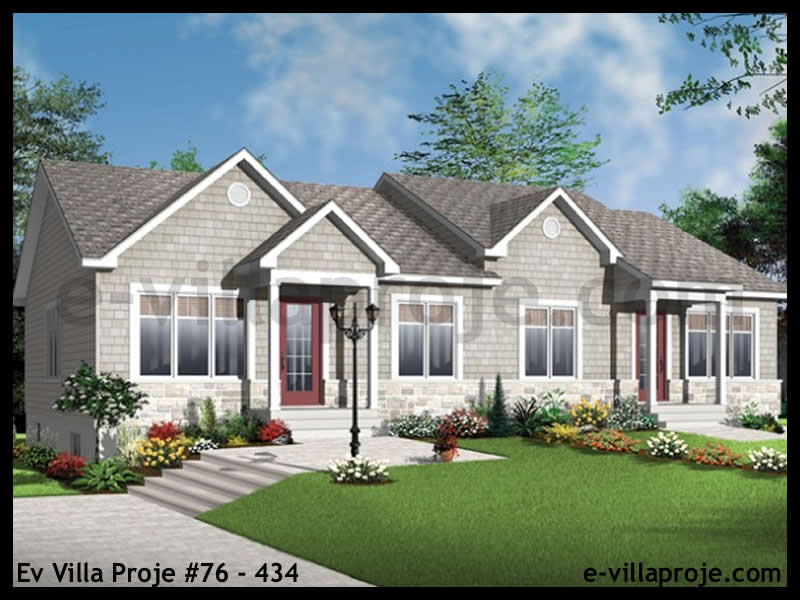CPV-76-434 • 84 m² 2+1 Tek Katlı Çelik Prefabrik Villa