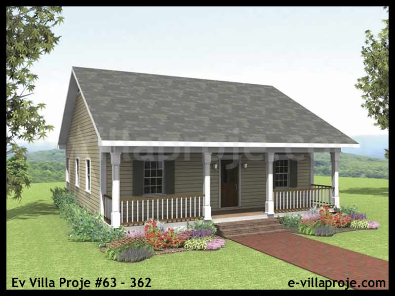 CPV-63-362 • 91 m² 2+1 Tek Katlı Çelik Prefabrik Villa