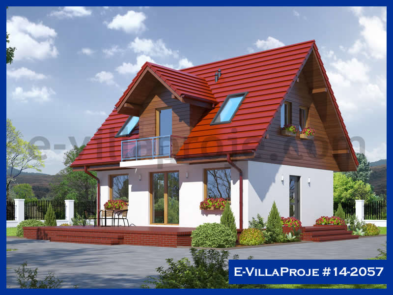CPV-14-2057 • 92 m² 2+1 Dubleks Çelik Prefabrik Villa
