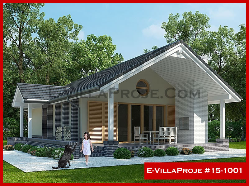 CPV-15-1001 • 93 m² 2+1 Tek Katlı Çelik Prefabrik Villa