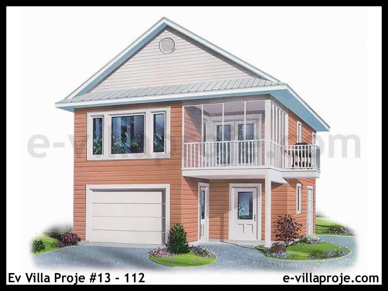 CPV-13-112 • 97 m² 2+1 Dubleks Çelik Prefabrik Villa